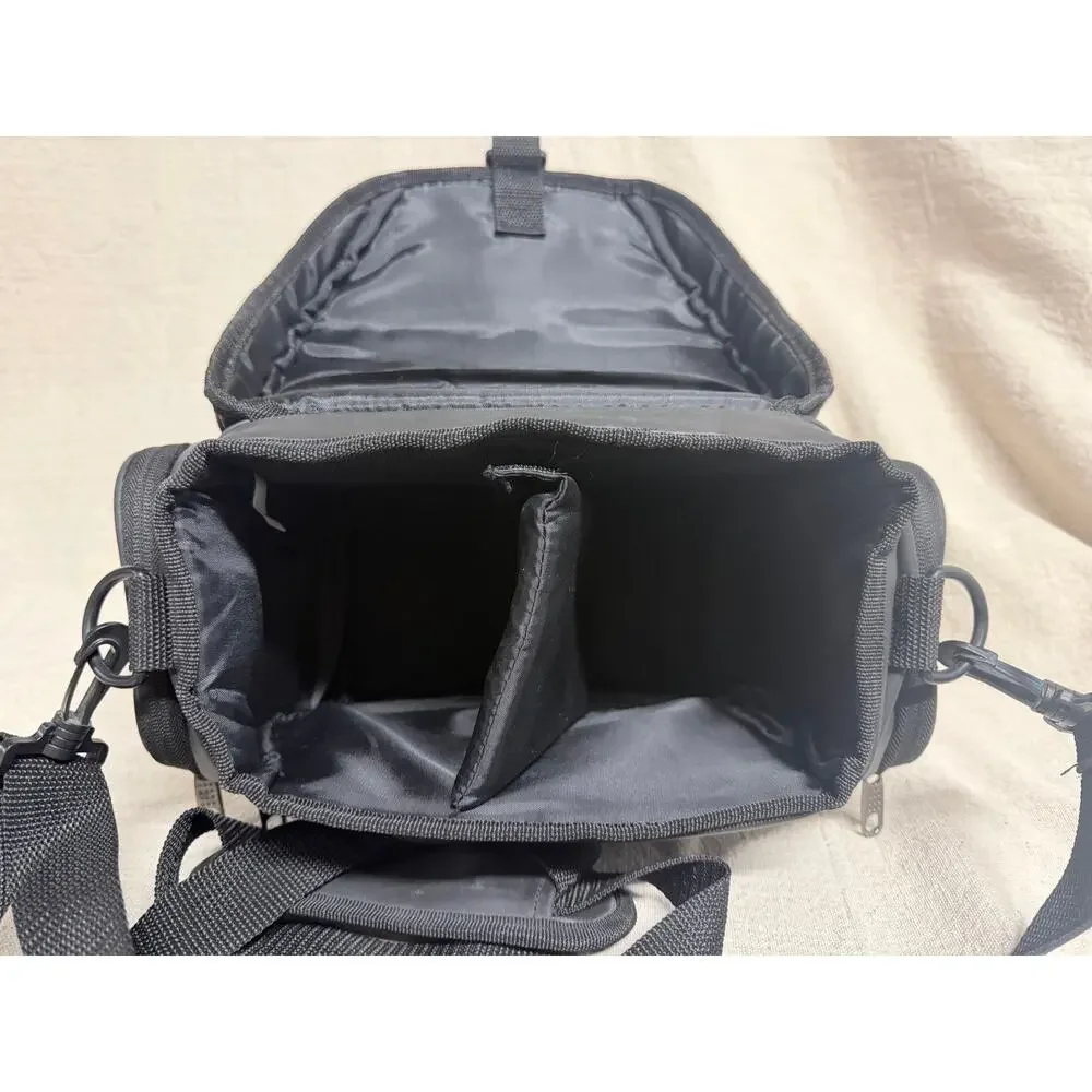 Annex Camera Bag Small DSLR Case Black Padded Divider Shoulder Strap